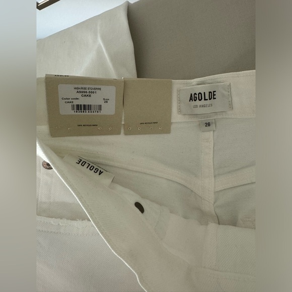 NWT Agolde
High Rise Stovepipe Jeans sz 26 - Picture 8 of 8